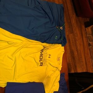 Under armour quarter zip and shirts